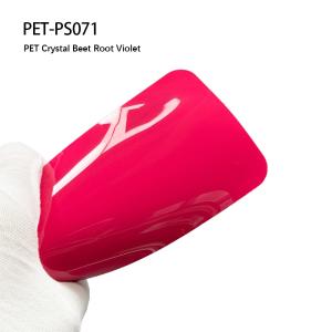 Quality PET-PS071 PET Crystal Beet Root Violet 7.5mil Car Vinyl Wrap Dimensional Stability wholesale