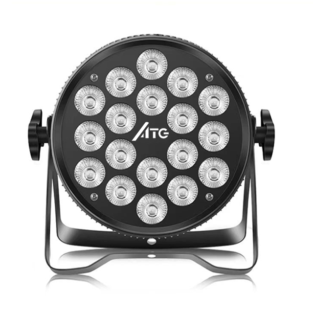 80 Ra Color Rendering Index LED Stage Light 18x12W RGBW with 168lm Lamp Luminous Flux