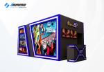 Optional Seats 5D Movie Theater Luxury Motion Chairs Flat Screen Dual Core