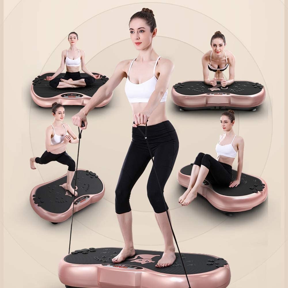 180W 999 Levels Vibration Plate Exercise Machine Whole Body Training High Speed