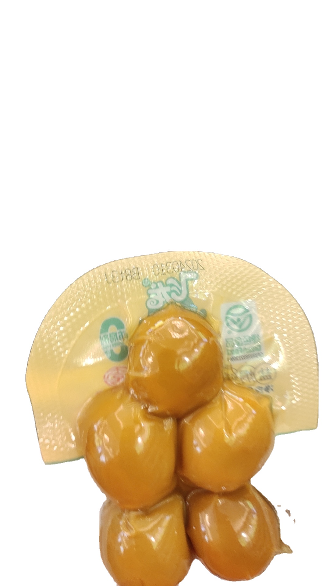 Traditional Halogen Seasonings Salted Pickled Quail Eggs Shelf Life 24 Months