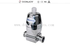 Quality 316L SS Direct way Clamp Sanitary Diaphragm Valve with Stainless steel actuator wholesale
