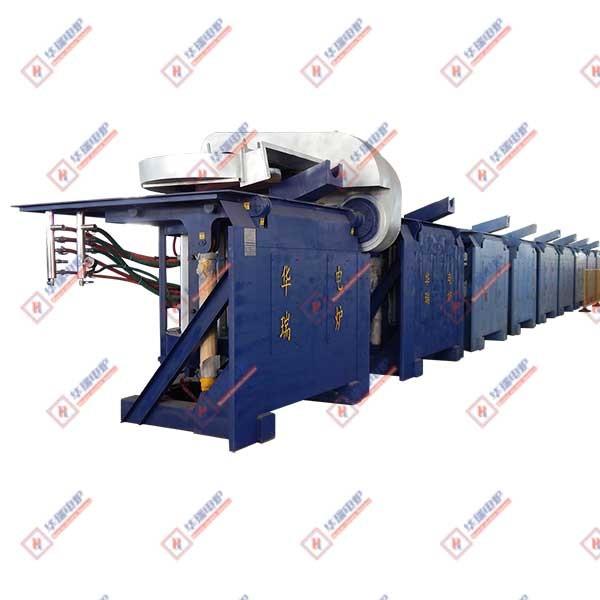 High Heat Efficiency Steel Shell Melting Furnace High Durability Energy Saving