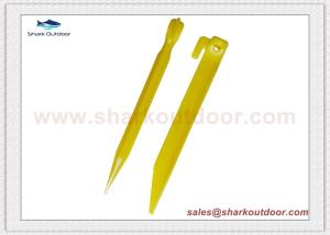 Quality Yellow Plastic Universal Tent Pegs Ground Nail Stakes for Camping Gardening Canopies Landscaping Outdoor wholesale