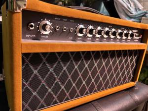 Quality 2024 HOT!!! Dumble #002 Version Clone SSS20-Steel String Singer SSS Tube Amp Head 20Watt in Suede Brown with Original Knobs wholesale