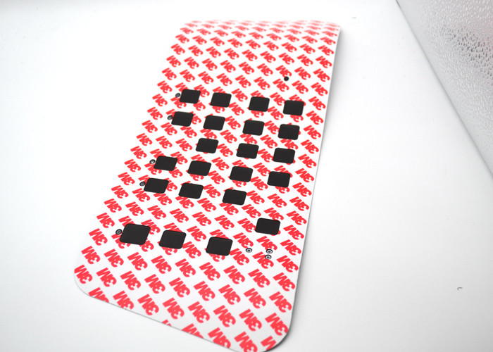 Square Embossed Button Membrane Switch Panel For Medical Instrument