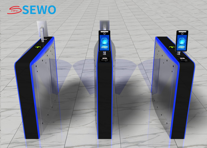 Qr Code Barcode Scanner Turnstile Pedestrian Access Control System Management System
