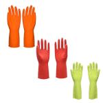 M 55g Cotton Flock Lined Household Cleaning Gloves
