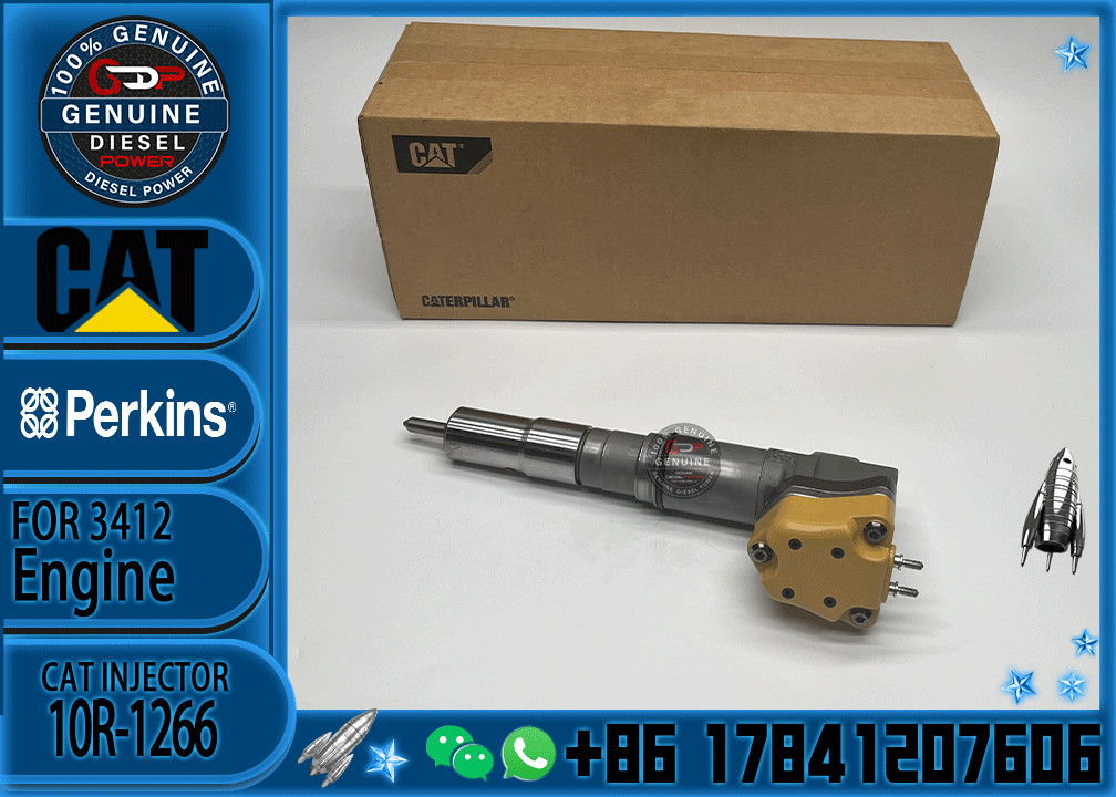 10R-1266 232-1183 Excavator Diesel Engine Injector CAT 3408/3412 Diesel Fuel Injector Original Genuine Fuel Injector Noz