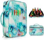 300 Slots Color Pencil Case - Pen Case Organizer with Handy Wrap & Zipper,