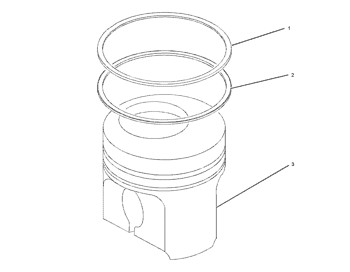 2W8265 Ring Group Piston Cylinder Liner 9T-9940 Engine 2W-8265 Ring 9T9940 Piston