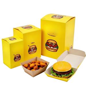 Quality Customized Printing Fast Food Boxes: Burger, Fry &amp; Chicken Nugget Packaging wholesale
