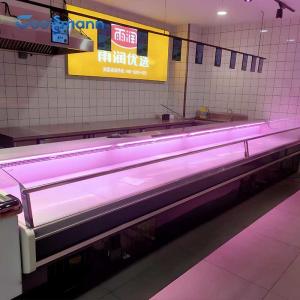 Quality Freestanding Meat Display Freezer 570L Food Cooler 0 - 5 ℃ Showcase wholesale