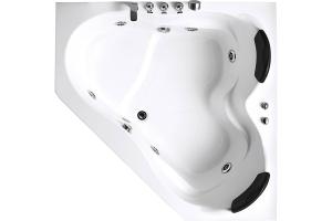Quality M1515 Acrylic Massage Bathtub High Gloss Whirlpool Massage ISO9001 wholesale