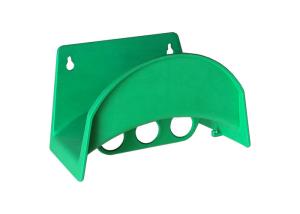 Quality PP Plastic Wall Mounted Hose Holder Green Color With Hanging Hook Holes wholesale