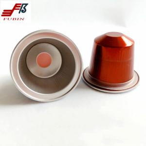 Quality OEM Non Toxic Nespresso Aluminum Capsules Reusable Office wholesale