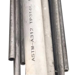 Construction ASTM A312 TP316L Gas Oil Hot Rolled Seamless Steel Pipe