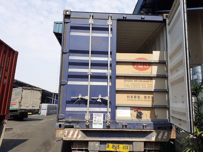 24000L Flexi Bag In Container For Liquid Oils In 20ft Container Global Insurance