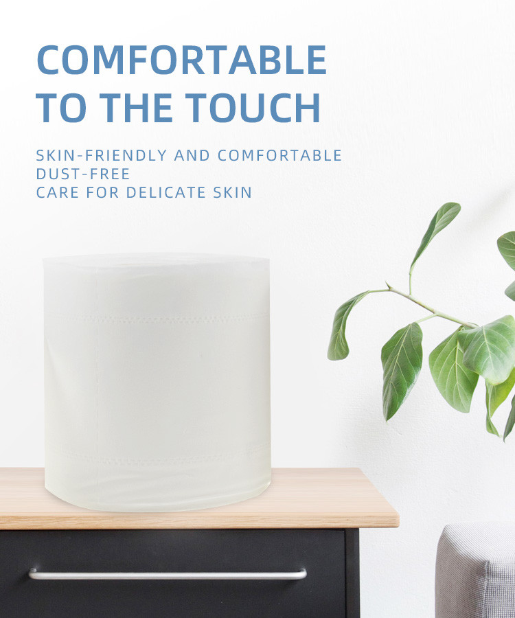 Fragrance Free Disposable Tissue 2 Ply Toilet Paper 100mm*115mm