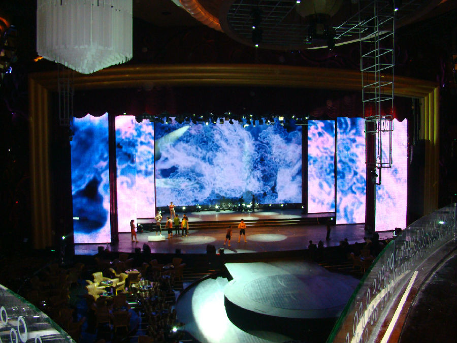 Type A Pro P2.976 Stage Rental LED Panel SMD1921 Cube Display Curve Cabinet 5000Nits