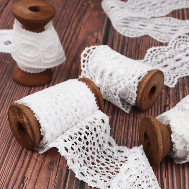 2020 hot sale lace edge flower ribbon shoe accessories