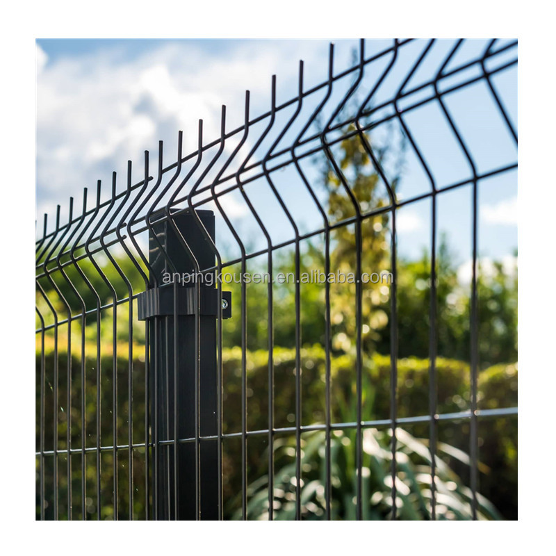 Low Carbon Steel Wire Rectangle 3D Wire Mesh Fence Panel Fencing with Materials