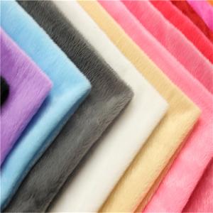 Quality knitted fleece 100% polyester soft velboa fabric for pillows fabric kilo wholesale