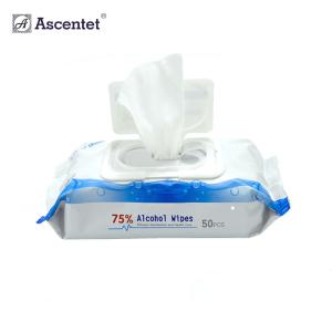 Quality Chlorhexidine Antibacterial Disinfectant Medical Grade 70% Alcohol Disinfecting Alcoholic Wet Wipe Bulk wholesale
