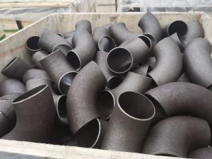 Quality Seamless Welded Elbow Tee Reducer Cap SGP JIS B2311 Black ANSI Rust Oil wholesale