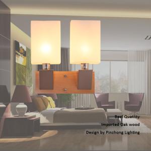 Quality 2014 newest 100-240v E14 bulb Country style wood lighting fixture natural wood wall lamp wholesale