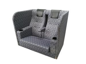 Quality Professional Theatre Couple Seat , Cinema Sofa Seats High Resilient Urethane Foam wholesale