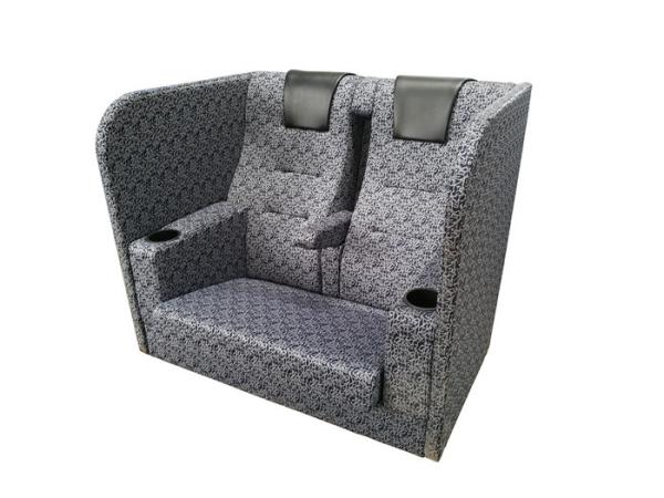 Professional Theatre Couple Seat , Cinema Sofa Seats High Resilient Urethane