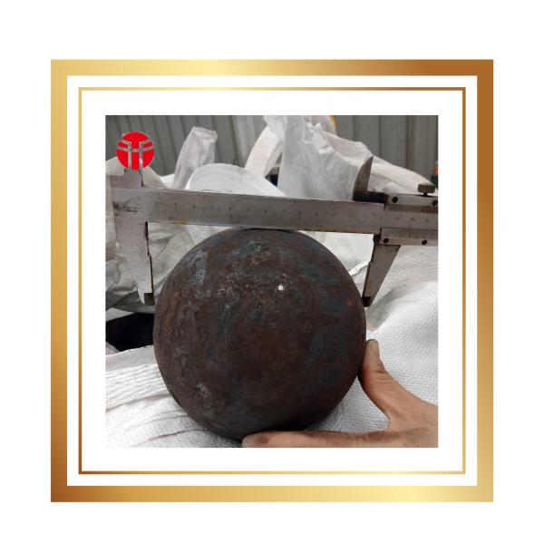 Wear Resisting Grinding Media Balls 65HRC 160mm High Chrome Grinding Media Ball