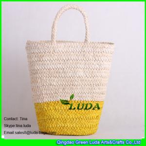 Quality LUDA large straw beach bag women beach totes cornhusk straw bags for women wholesale