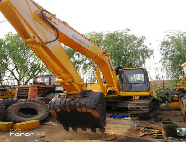 Good Condition Used Komatsu Crawler Excavator PC220 with Free Spare Parts, Track