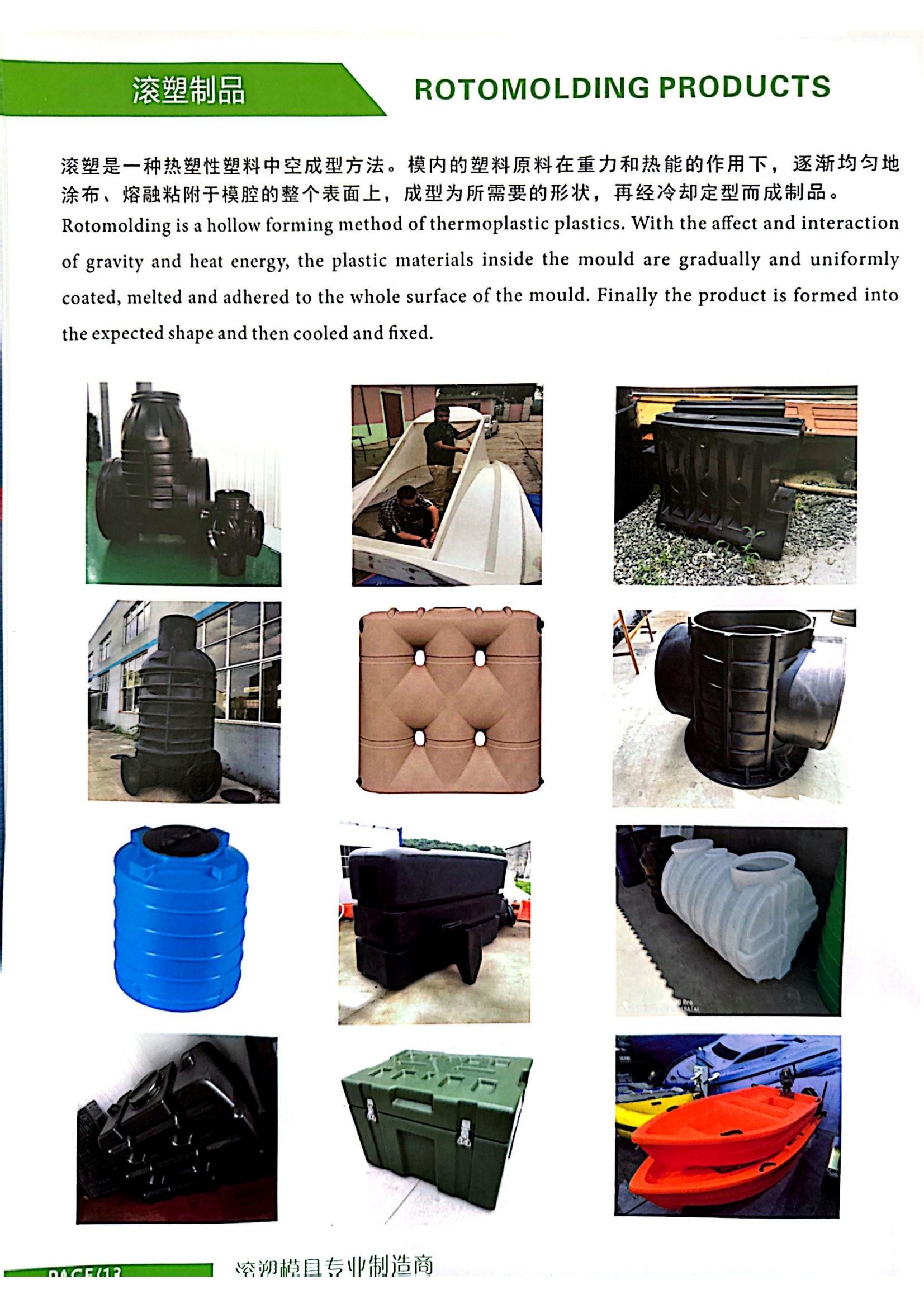 Water Tank Rotational Moulding Moulds Domestic 10000 Cycles Mould Production material sheet