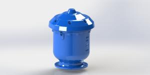Quality Flange Type Water Air Release Valve , Single Chamber Sewage Air Release Valve wholesale