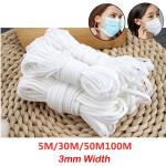 Manufacturer 3mm sweatpants elastic band disposable surgical facemask band