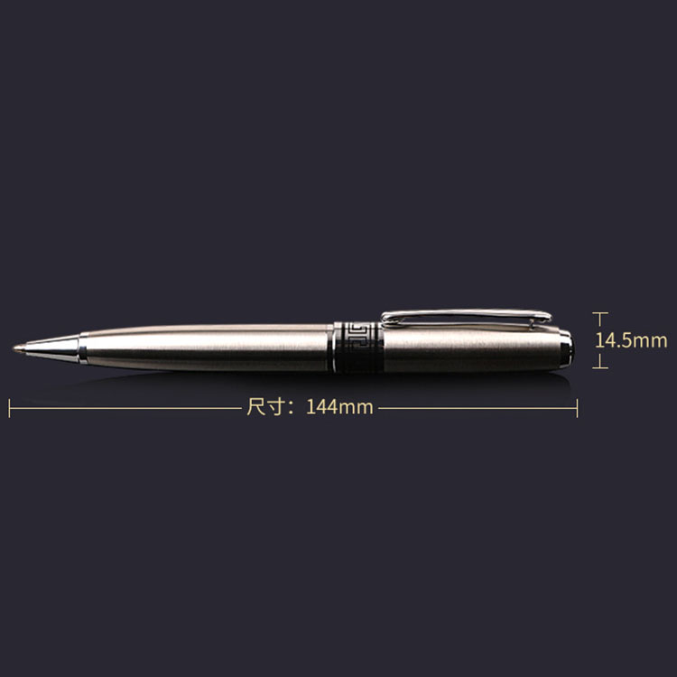 Big Fat Black Metal Roller Pen Ballpoint Pen With Logo For Business Signature 35 g