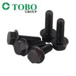 DIN6921 Flange Bolt Factory Produces Carbon Steel Black High Strength 4.8/8.8/10