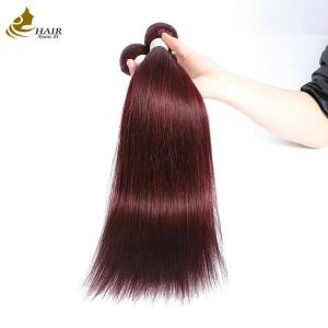 Quality 99j Burgundy Body Wave Bundles Brazilian Virgin Remy Human Hair Extension Bundles wholesale