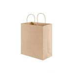 Recyclable Kraft Paper Chocolate Food Packaging Bags With Clear Window