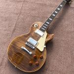 New standard LP 1959 R9 electric guitar, Flame Maple Top, frets cream binding, a