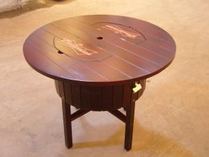 Quality solid wood, icebox, ice bucket, table with icebox wholesale