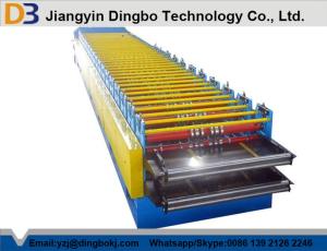Quality Euro Style Metal Roofing Sheet Molding Machine Roof Panel Roll Forming Machine wholesale