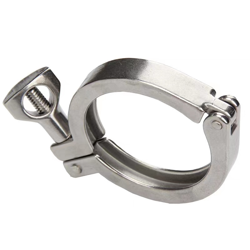 CLAMP Connection Sanitary Stainless SS304 SS316L Tri Clamp Single Pin for OEM Support