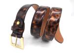 Custom Animal Women 3.0cm Leather Leopard Print Belt