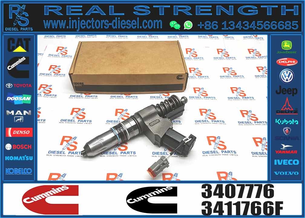 Auto Parts Common Rail Diesel Fuel Injector 3407776 3411385 3087558F For Cummins QSN14 N14