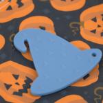 Halloween Witches Hat Silicone Baby Teether Colorful For Soothing Teething Pain