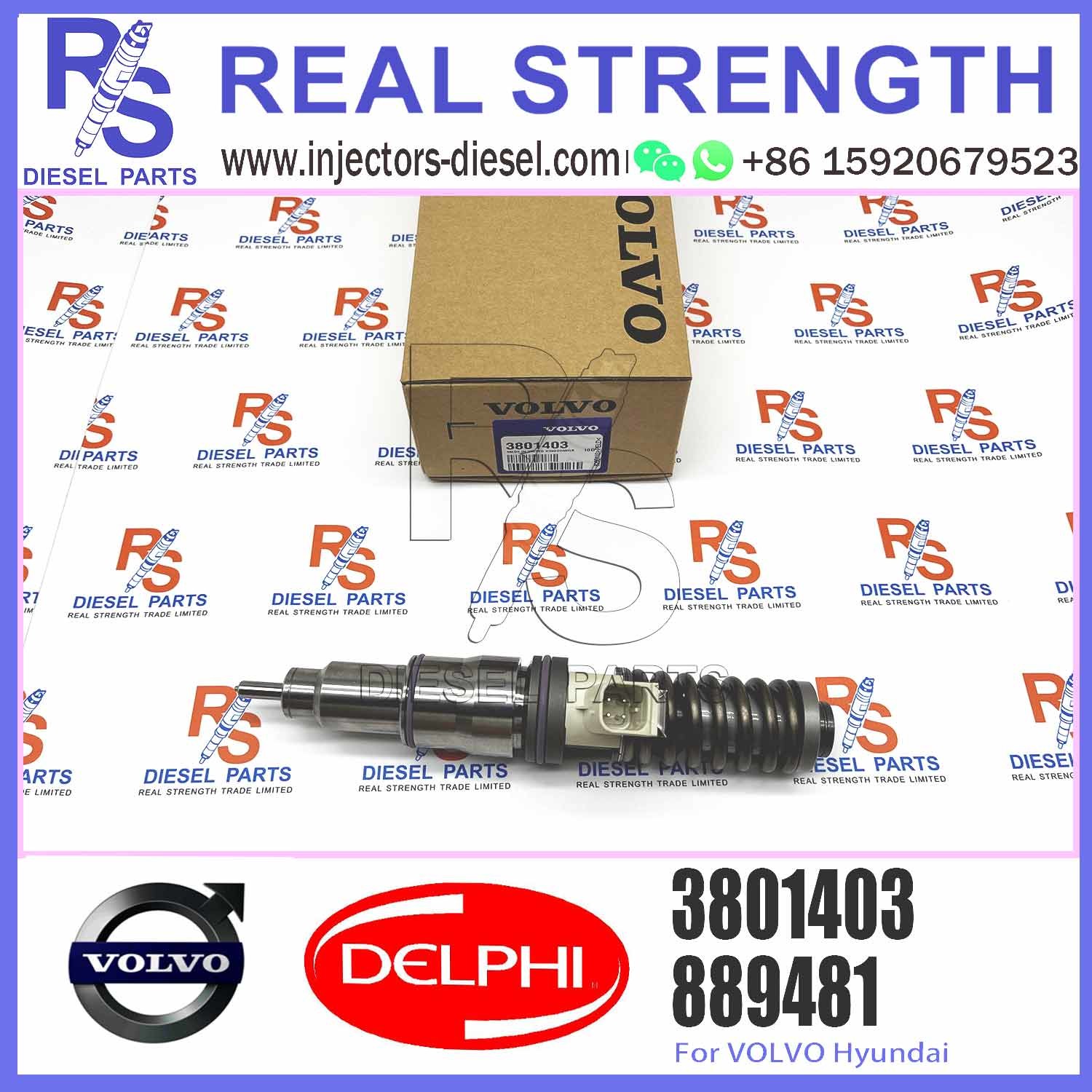 Common Rail Fuel Injector BEBE4D03201 BEBE4D03001 BEBE4D03101 BEBE4D34001 3801403